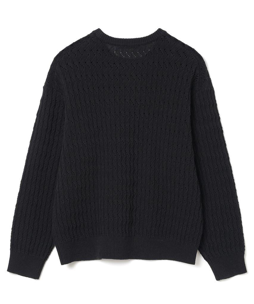 MILLO ARCHIVE Square Angle Round Knit [Black]