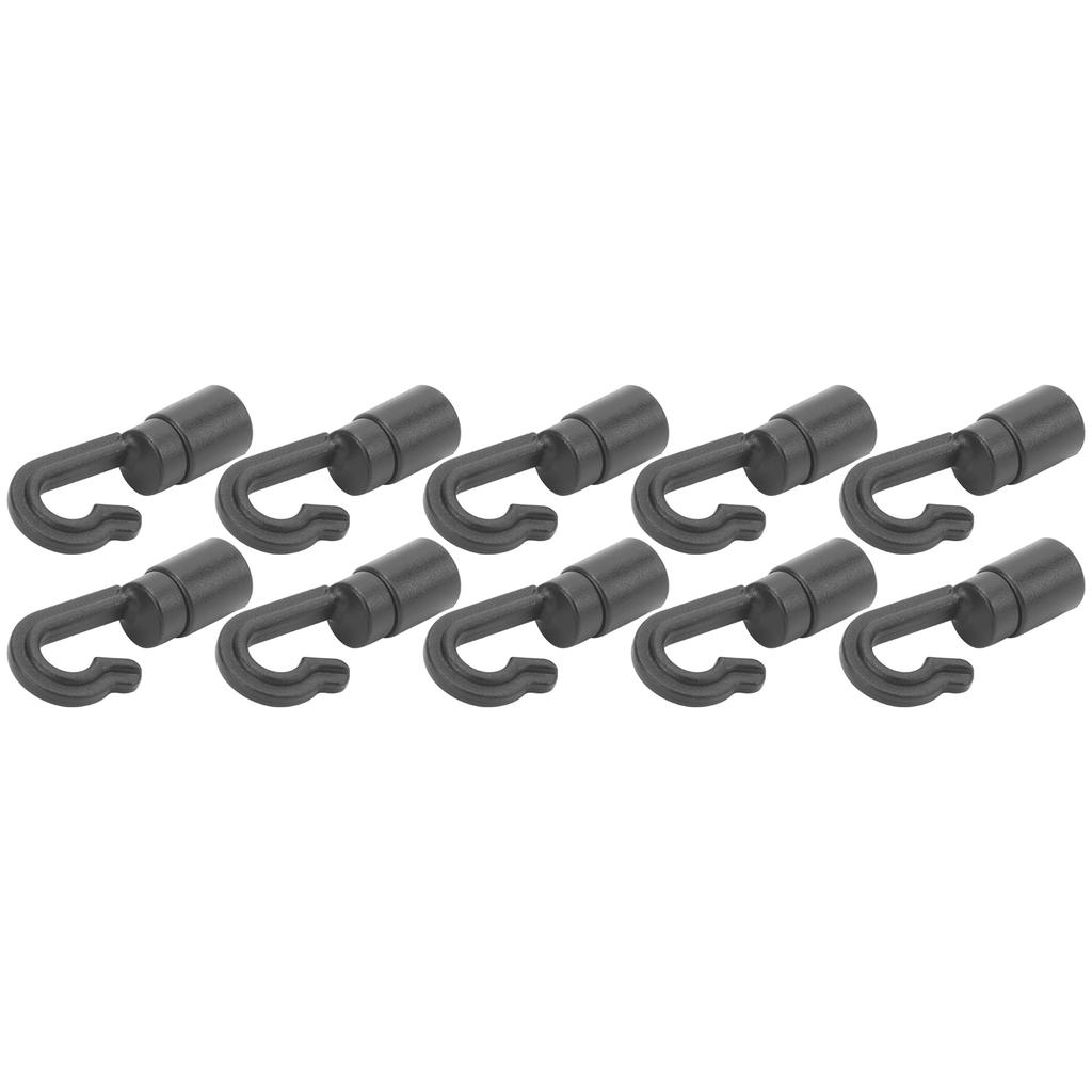 10 шт. Крючки для банджи-шнура, крючки для каяка, каноэ, пластиковые крючки для шнура, веревки, антикоррозийные крючки для лодки