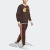 adidas Originals x Melting Sadness Мужская спортивная толстовка с капюшоном Коричневая HY7251