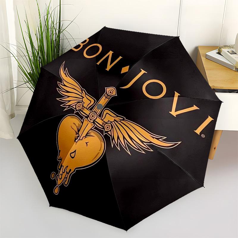 1pc Bon Jovi Heart with Wings Suitable for All Seasons UmbrellaFP165