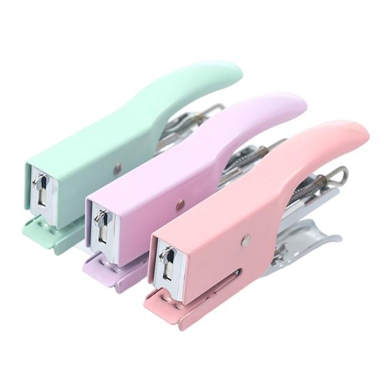 Маленький ручной степлер, степлер на 10-16 листов, с 750 скобами, мини-настольный степлер для офиса, школы, дома, путешествий