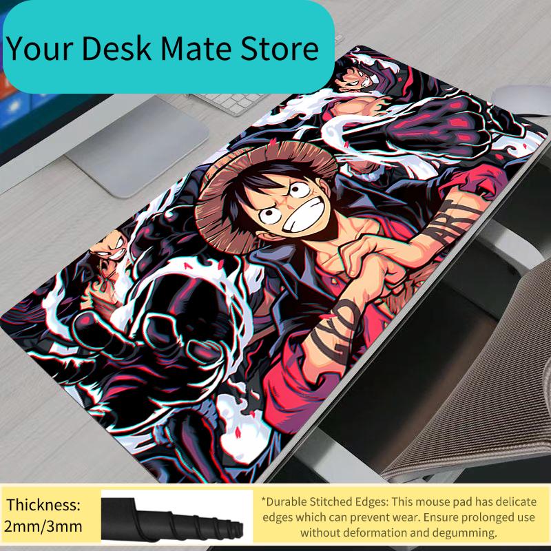 Computer Mouse Pad Gamer Mouse Pads Large Gaming Mousepad XXL One Piece Luffy Desk Mause Pad Keyboard Mouse Carpet Mouse Pads