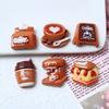 Cartoon Coffee Series DIY Resin Accessories Kit: Phone Case, Hair Clip, Jewelry Craft Supplies