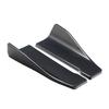 2 Pcs Universal Carbon Fiber Car Bumper Spoiler Rear Lip Angle Splitter Diffuser