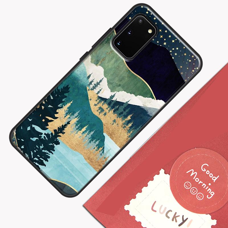 Чехол для телефона 'Звездное озеро горы' для Samsung Galaxy S26 S25 Ultra S20 S21 S22 S23 S24 S10 Plus S25 FE Защитный корпус