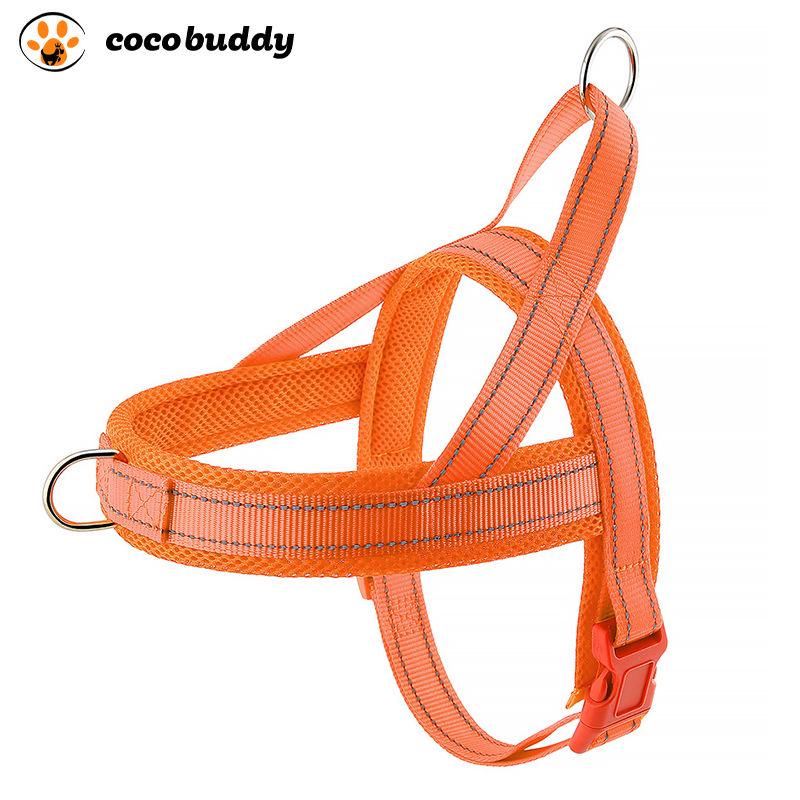 Шлейка для собак Easywalk Breathable Mesh и взрывозащищенный поводок для мелких/средних пород