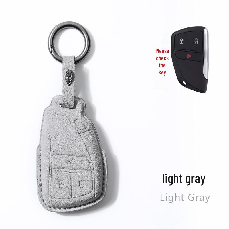 Buick Envision 2023 Suede Key Case for Men & Women - High-End Bag Shell with Buckle