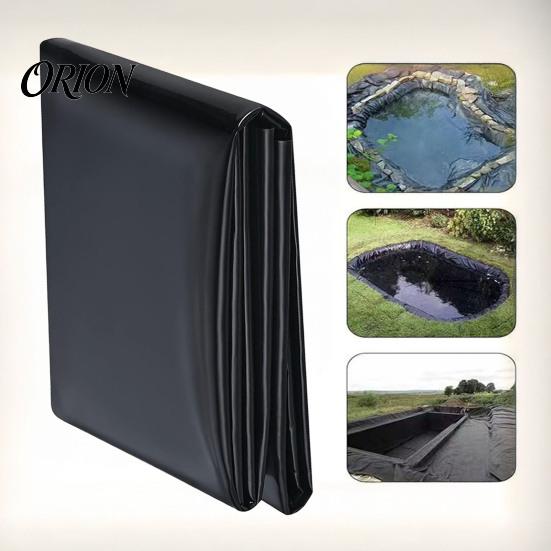 Leak Proof Garden Pool Material Pond Liner, 4x7ft/6.5x10ft/7x10ft HDPE UV Resistant Preformed Aquaculture Tear Water Containment Easy Cutting
