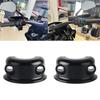 2X Aluminum Gold Clutch/Brake Control Perch Clamps for Harley Dyna Low Rider FXDL