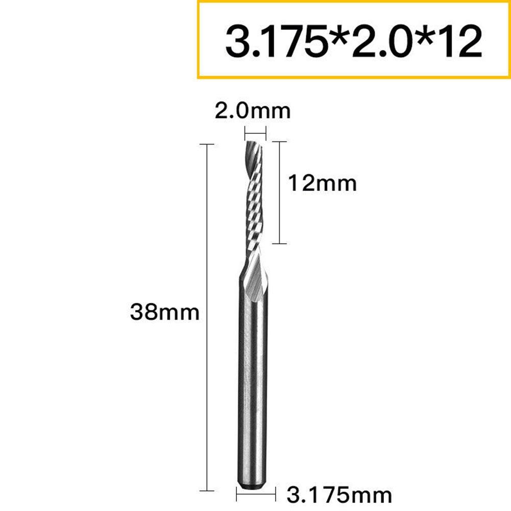 Замена гравировки концевой фрезы с ЧПУ диаметром ручки 3,175 мм