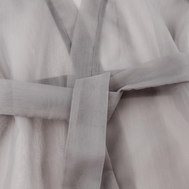 Сексуальная прозрачная черная сетчатая рубашка-жакет Весна/Лето для женщин, Нишевая блузка с длинным рукавом для девушек