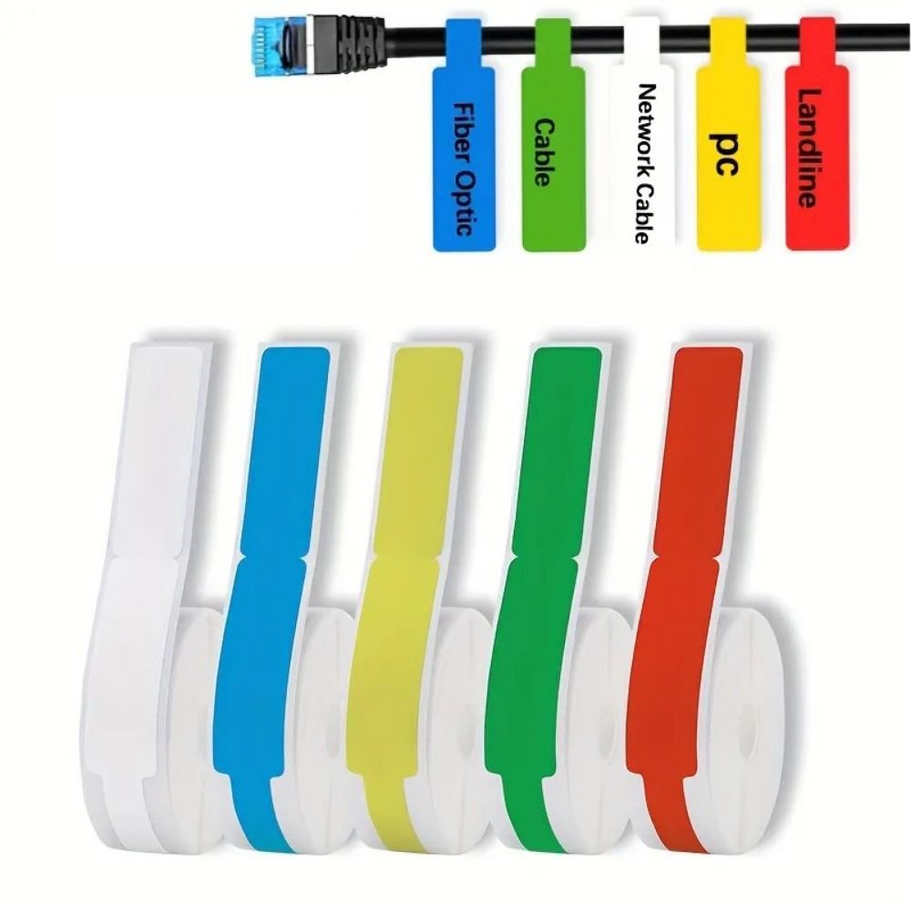 Супермаркет кабельная этикетка идентификационная бирка провода термобумага для этикеток для D110 D101 D11 Pinter