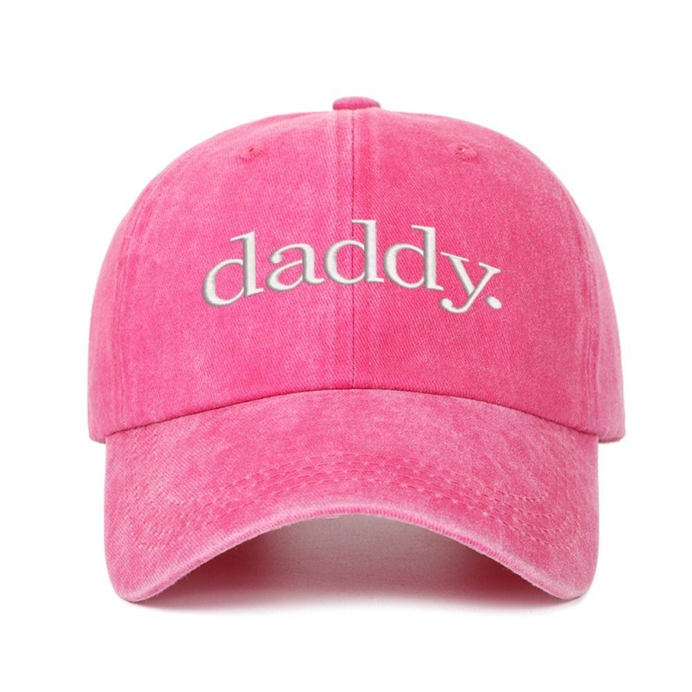 Adjustable daddy. Embroidery Caps Vintage Baseball Cap Fashion Sport Visors Cap Father's Gift