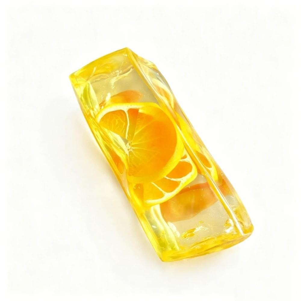 Transparent Fruit Squishy Toy Slow Rebound Fruit Jelly Stick Fruit Ice Cube Squishy Toy Party
