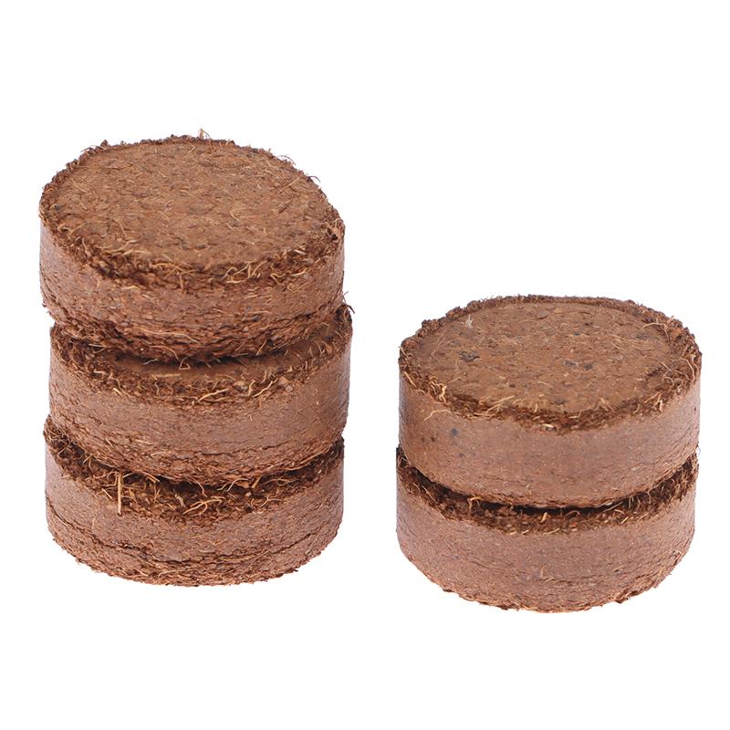 5 шт., прессованное кокосовое волокно, почвенная койра, средняя кокосовая койра, кирпичи из кокосовой койры для использования в помещении или на открытом воздухе, бонсай, травы, принадлежности