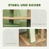Cat Tree, 139 cm Cat Tree with Cave, Play Balls, Sisal Scratching Posts and Platforms, for Two Cats, Green