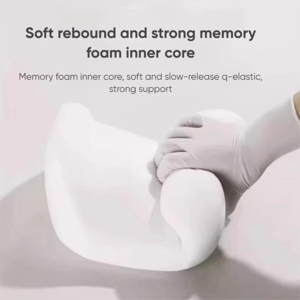 Memory Foam LOwer Back Pillow Solid Color Driving Seat Waist Pad New Back Cushion Car