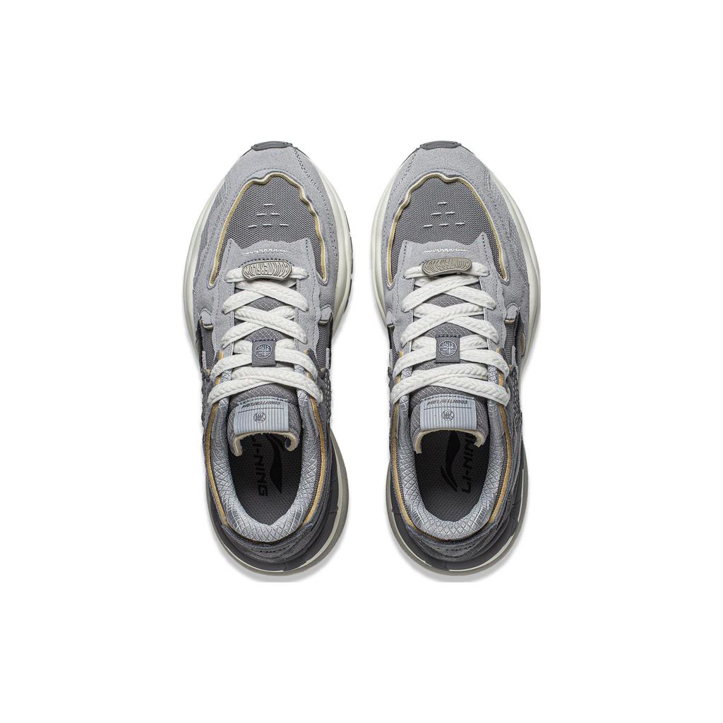 Li Ning CF Origin 2 повседневные универсальные нескользящие износостойкие кроссовки мужские кроссовки кирпично-серые AGCT323-1