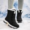 High-top Plush Women's Snow Boots Comfortable Non-slip Women Cotton Shoes Outdoor Waterproof Boots Warm Women Sports Shoes
