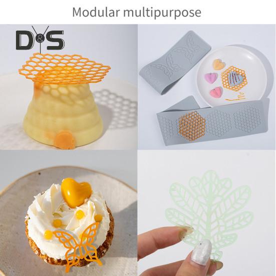 Гибкая форма для помадки, антипригарная полезная форма для украшения торта, кондитерских изделий, сделай сам, форма для изготовления десертов