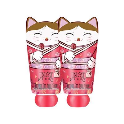 UNI CAT Крем для рук с ароматом розы, двойная упаковка