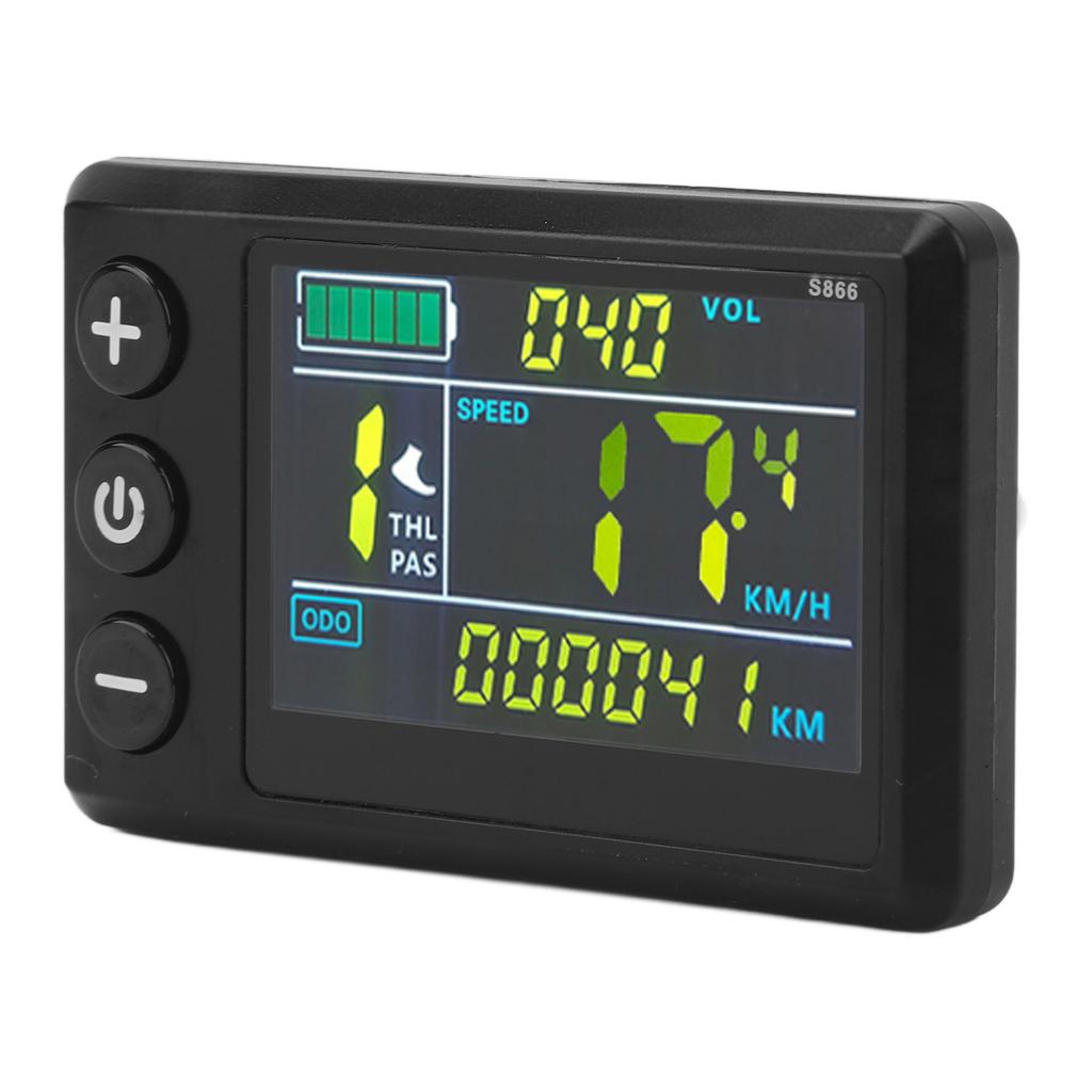 Электрический велосипед ЖК-дисплей счетчик ABS водонепроницаемый ЖК-дисплей S866 электрический скутер цветной экран дисплей