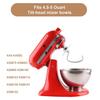 Насадка для теста для миксера Kitchenaid K45 K45SS KSM90 KSM150 KSM75 KSM103 Сменный крюк для хлеба, совместимый с блендерами с чашами объемом 4,5–5 кварты