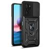 Для Xiaomi Redmi Note 10 4G Чехол Redmi Note 10s 4G Чехол Магнитное Кольцо Держатель Бронированный Чехол для Телефона Слайдер Защита Камеры Задняя Крышка