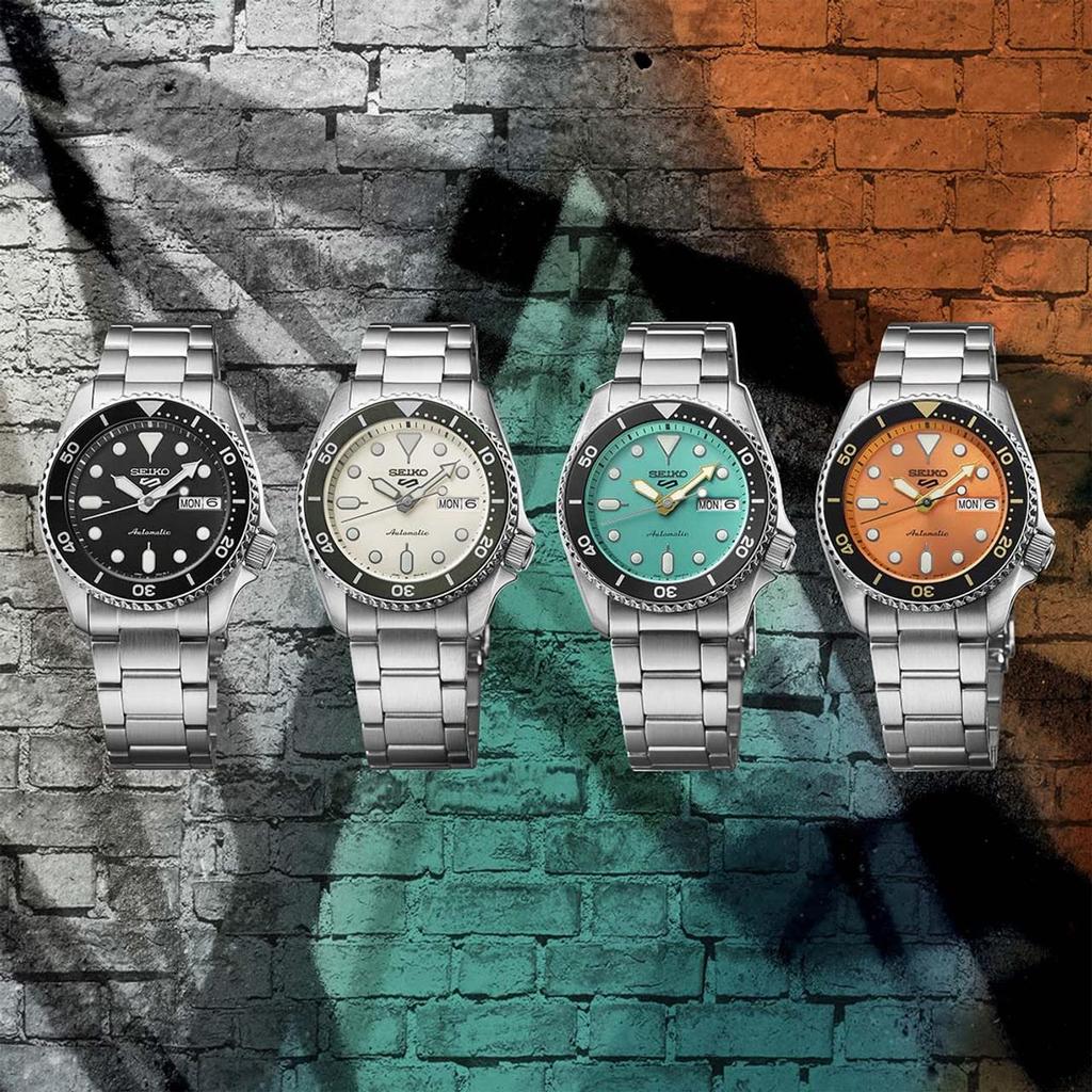 Seiko SEIKO Watch Automatic Winding (with Manual Winding) Overseas Model SKX Boy Size Orange SRPK35K1 Men's [item]