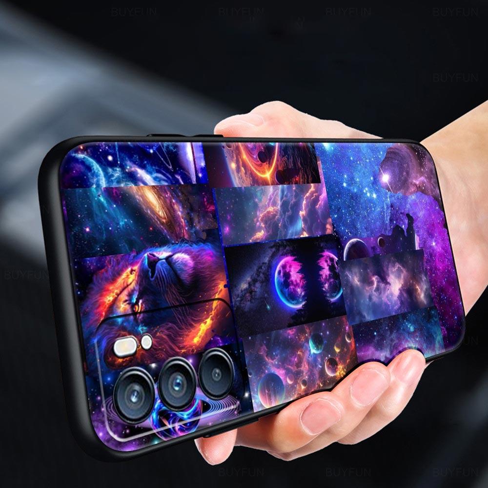 Чехол для телефона Oppo Reno 13 12 11 10 7 F Find X5 X6 A98 A80 A79 A78 A57 A54 A31 A17 Pro со звездным небом и луной, мягкая TPU крышка