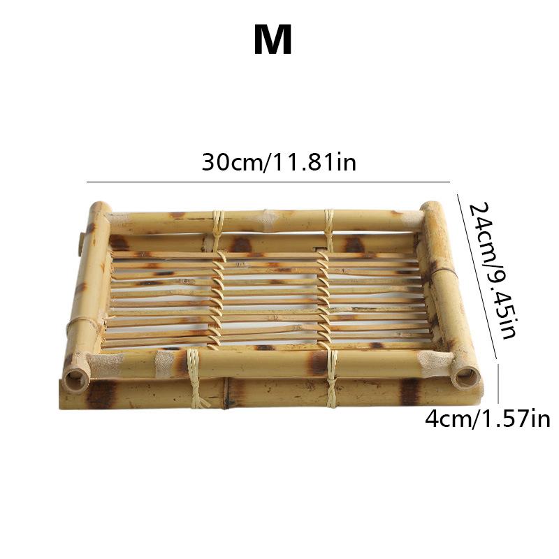 1PC Tea Dessert Tray Creative Snack Fried Plate Southeast Asian Fried Food Tray Service Plates SML