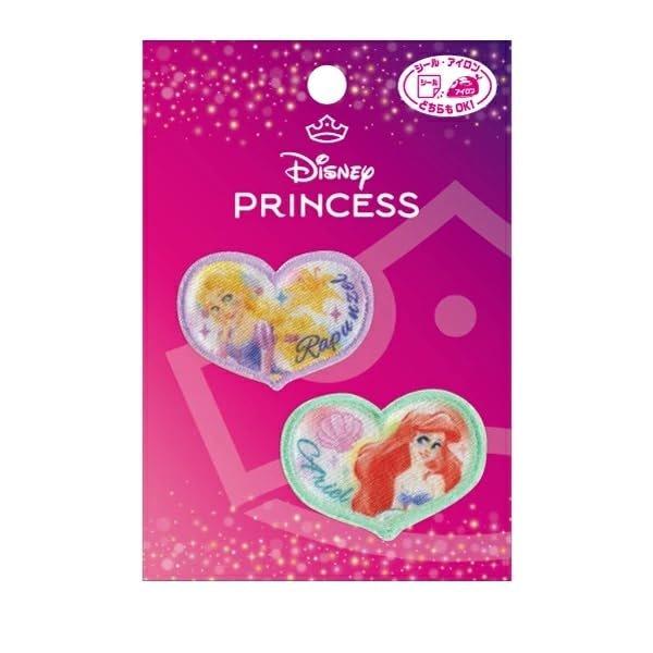 Pioneer Disney Princess Rapunzel and Ariel Patch Set 2 Pieces Iron-On and Sticker Dual Adhesive Patches
