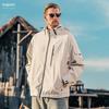 Yingjuelun Men's Hooded Jacket 2025 Autumn and Winter New Outdoor Workwear Jacket Men's Windproof Sports Top