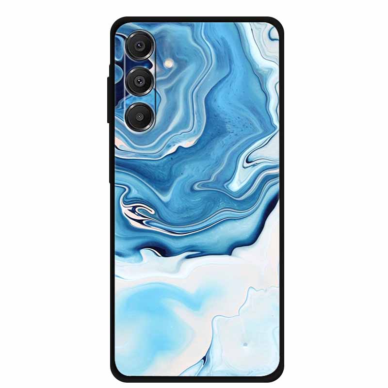 Для Samsung A17 A16 A15 4G 5G Чехол Мраморный ТПУ Мягкий Силикон Задняя Крышка Чехлы для Телефонов для SamsungA17 Водонепроницаемый Прозрачный Para