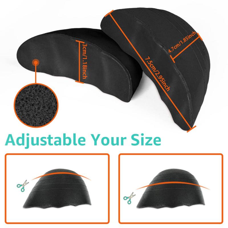 Противоболевая подушка Вставка для передней части стопы Половина ярда Подушка для обуви Верхняя заглушка Подушка для обуви Регулируемый размер Вставки для носка Аксессуары для обуви