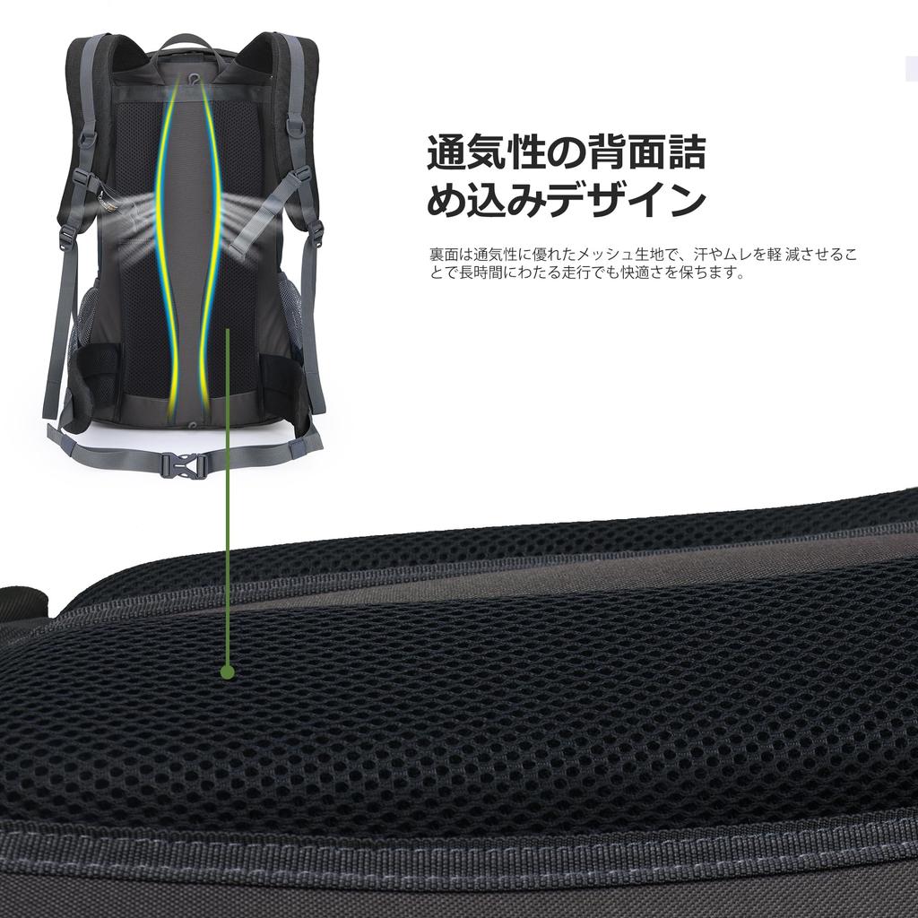 [MOUNTAINTOP] Альпинистский рюкзак 40 л Рюкзак для активного отдыха Кемпинг Пеший туризм Рюкзак большой вместимости Рюкзак для пешего туризма с дождевиком для женщин/мужчин