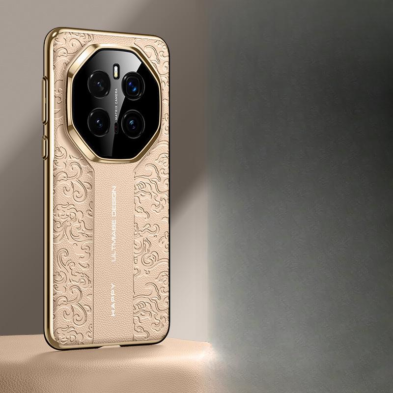 Подходит для чехла для мобильного телефона Honor Magic7pro, в китайском стиле, с рисунком «Успех, облачный дракон», Honor All Inclusive 6por, роскошный мужской однотонный кожаный чехол