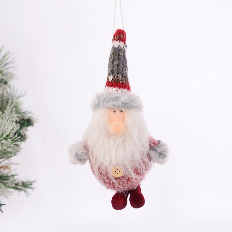 Рождественские подвески в виде куклы Санта-Клауса, снеговика, лося, рождественской елки, украшения для дома, 2025, детские новогодние подарки