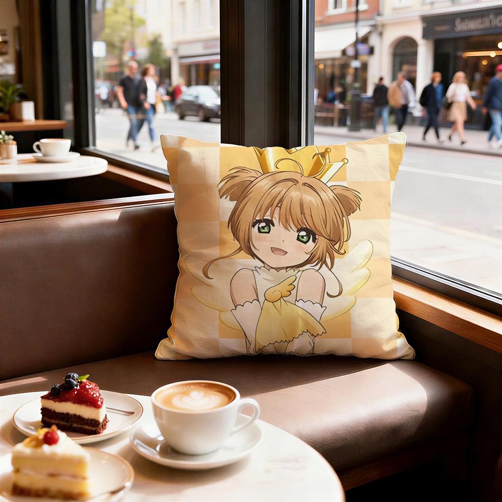 Anime Cardcaptor Sakura Cushion Cover Decorative Cushions Covers Cover Sofa x Pillow Piece x x Pillowcase