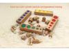 Educational Wooden Blocks for Shape and Size Recognition, Hand-Eye Coordination, and Cognitive Skills Development in Children