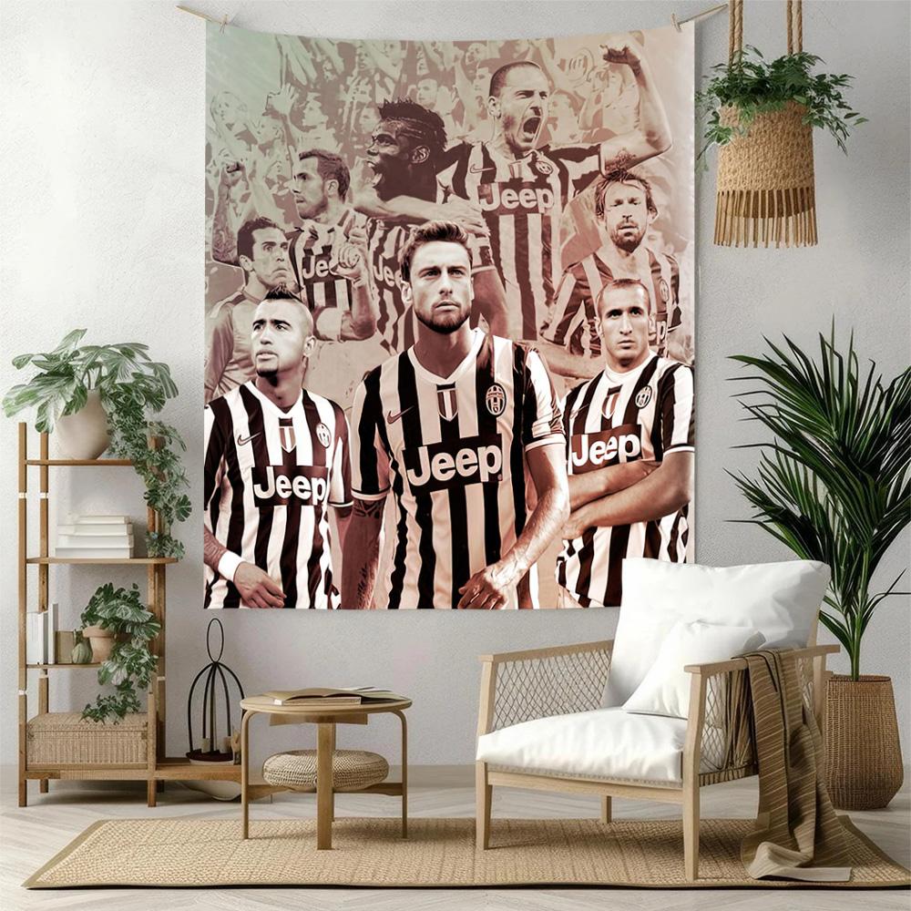 Juventus Wall Decor Tapestry Art For Pet Memorial Birthdaywedding Party Backdrop Family Gift