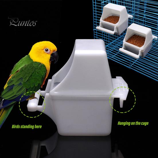 2 шт., коробки для питья для кормления птиц, удобные, легко чистящиеся, съемные подвесные коробки для еды для птиц, поставки для попугаев