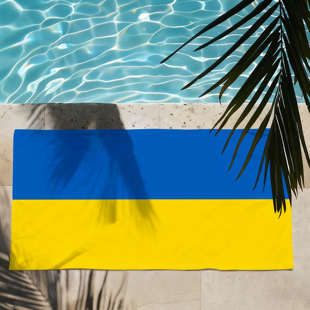 Национальный флаг Украины Полотенце Сушилка Банное Полотенце Подходит Для Легкого Плавания Кемпинга Йоги Пляжа На Улице