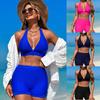 New 2025 Bikini Two-piece Women's High-waisted Sexy Tight Backless Swimsuit, Bikini Swimsuit, Spring Swimsuit for Women