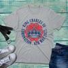 King Charles Iii Coronation 6th May 2023 Tshirt Union Jack Royal Crown Tee Top