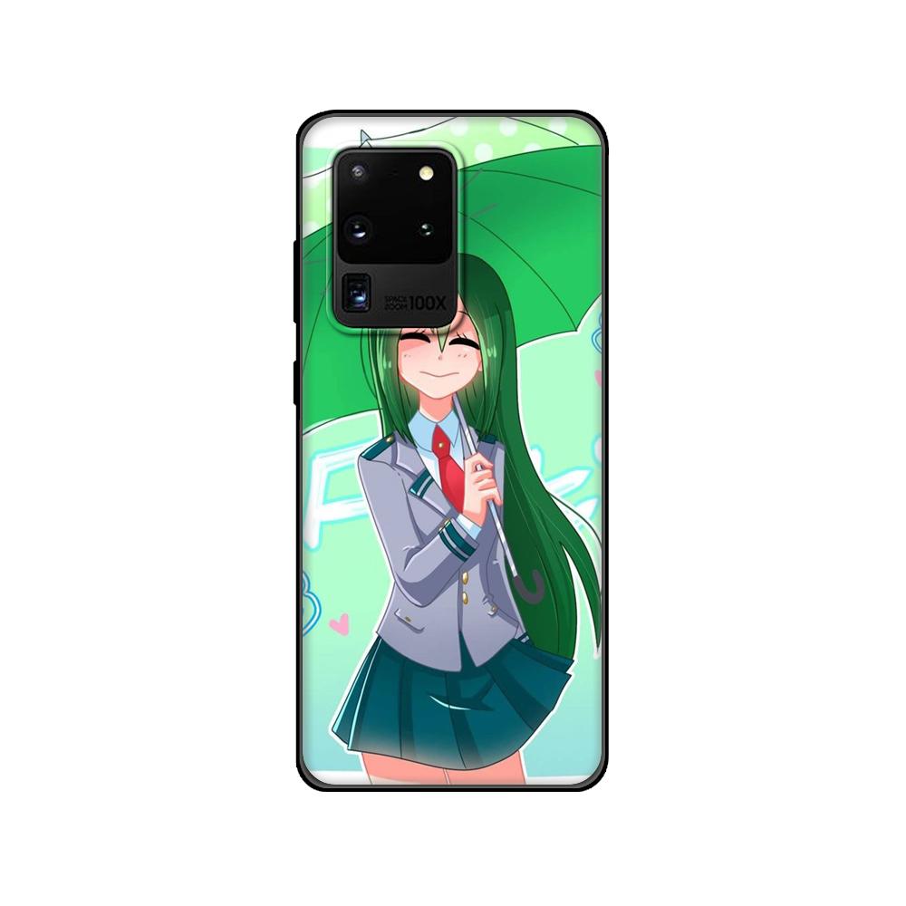 Черный чехол из ТПУ для Samsung Galaxy S20/S20 PLUS/S20 ultra/S20+/S20FE задняя крышка Boku no Hero Academia