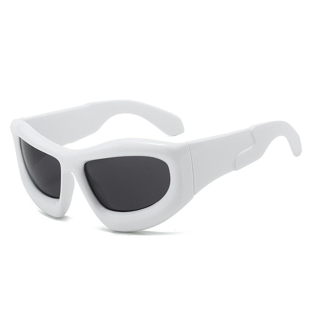 New YK personalized bubble sunglasses European and American hip hop concave sunglasses fashion trend sunglasses