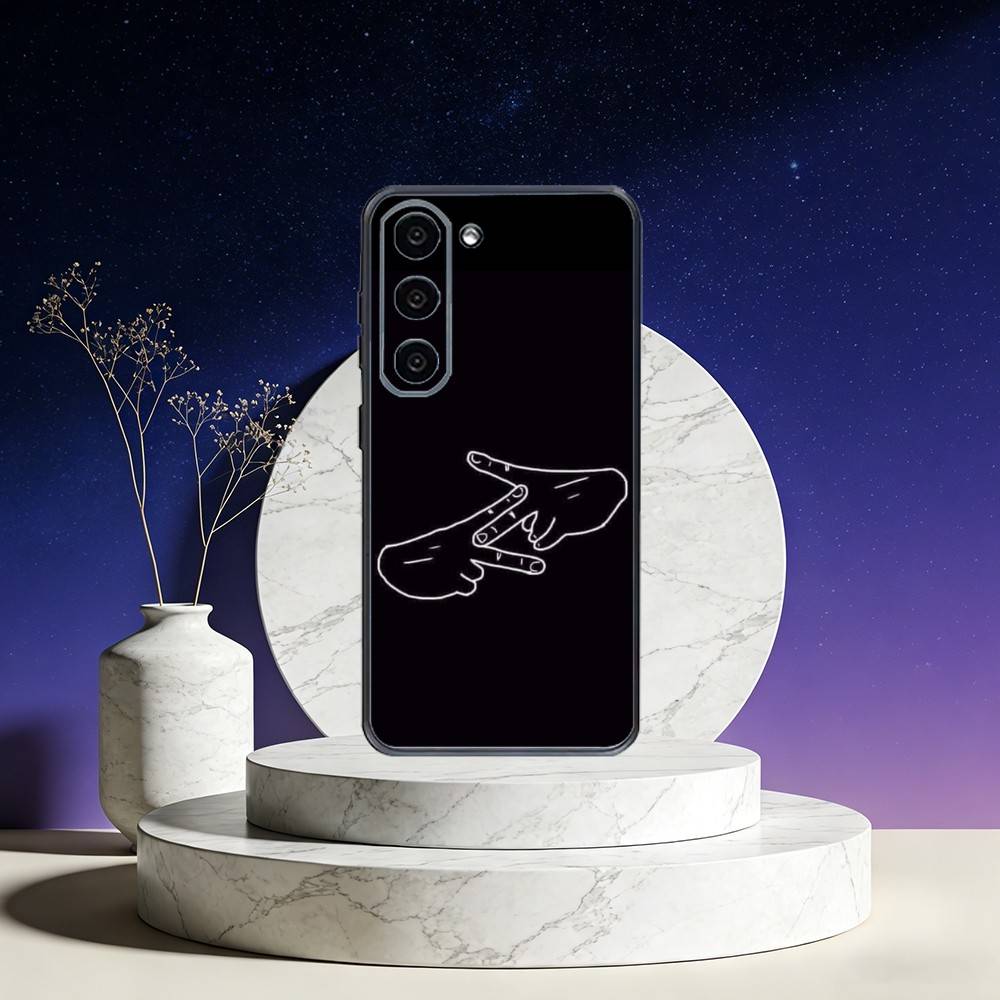 PNL QLF Rapper Singer Phone Case For Samsung Galaxy A73,A72,A71,A70,A53,A52,A51,Others Soft Black Cover