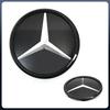 Автомобильная наклейка 2025 Горячая Для Mercedes Benz Для Mercedes Benz Серебристый и Черный Передняя решетка Новейшие 3D-стиль Эмблемы W176 W246 W205 W21