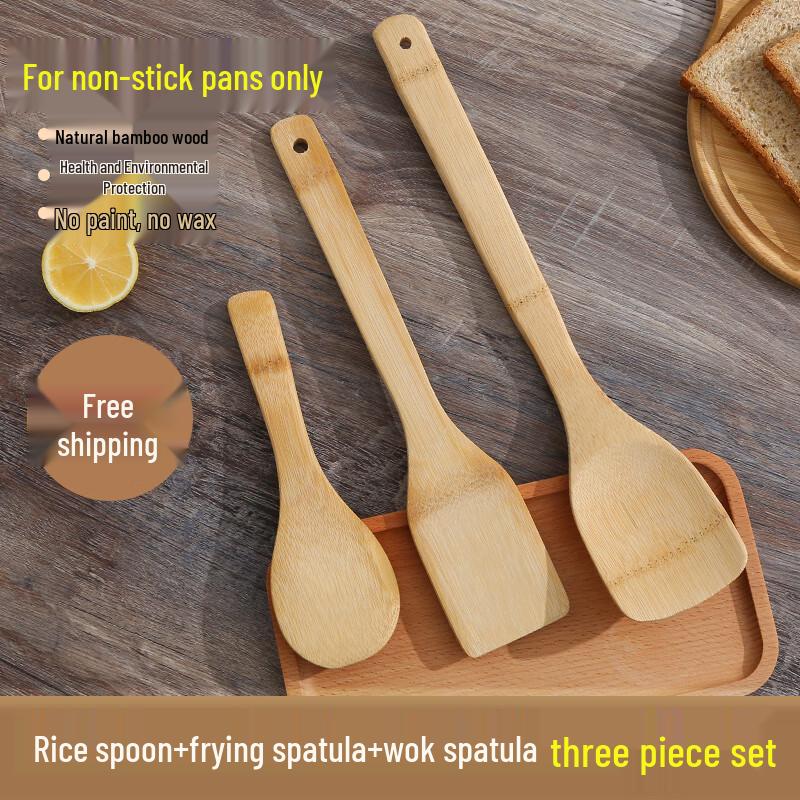 Zhaoran Bamboo Wood Kitchen Utensil Set